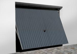 Image produit Porte de garage basculante à rainures verticales