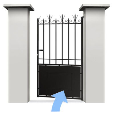 portillon fer forgé