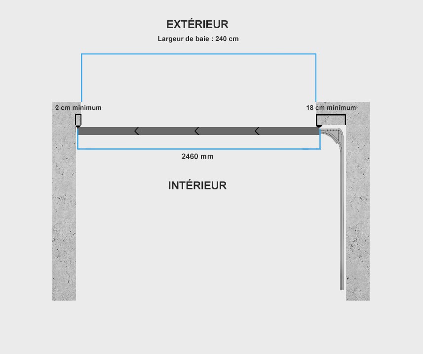 Descriptif de montage porte de garage latérale