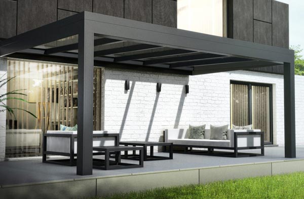 pergola bioclimatique aluminium portes garage sectionnelles