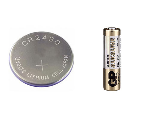  pile 3 volts lithium ou la pile 23A 12 volts