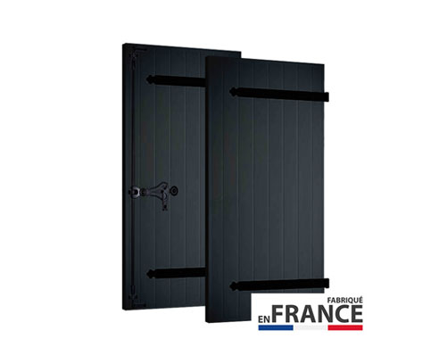 Volet battant aluminium 2 vantaux à penture contre-penture