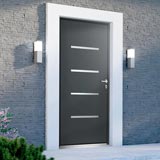Porte d'entrée aluminium design