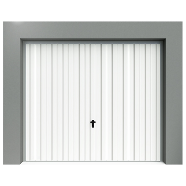 Porte de garage basculante à rainures Verticales Isolée 211.5 x 204.5 cm Destockage