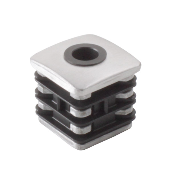 Embout percé de portail acier