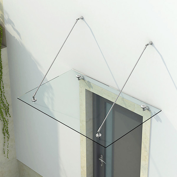 Marquise et auvent en verre sur mesure - Atrium Concept