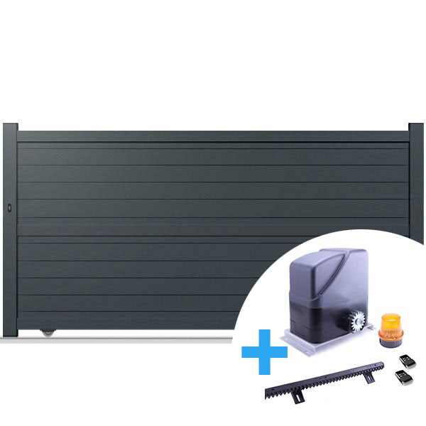Pack portail SM14 + automatisme SLIDE 800