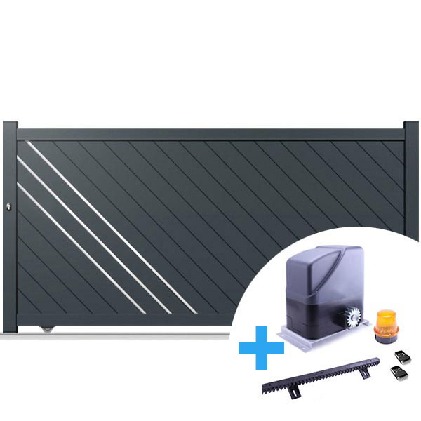 Pack portail Everest + automatisme SLIDE 800