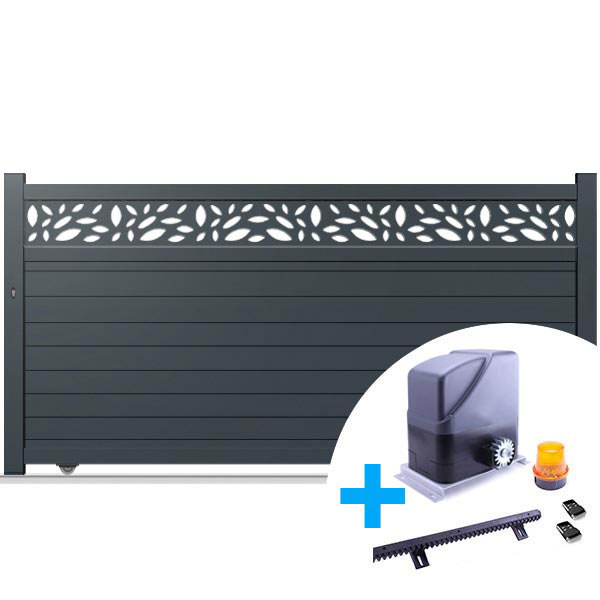 Pack portail Lotus + automatisme SLIDE 800