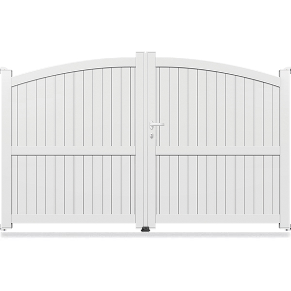 Portail aluminium bombé CL06