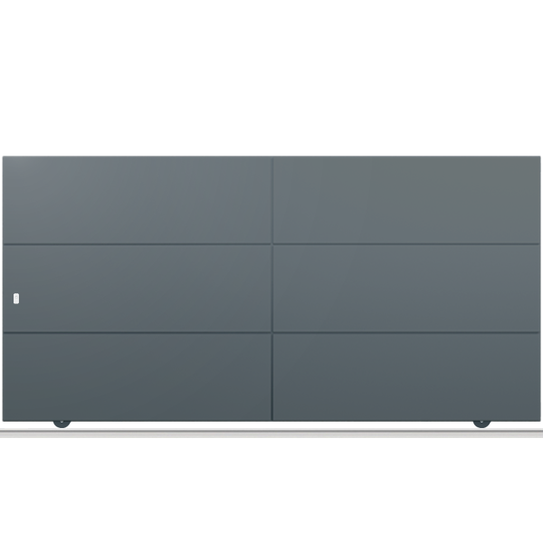 Portail aluminium coulissant PLENUS H