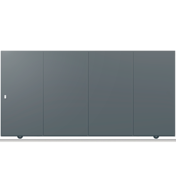 Portail aluminium coulissant PLENUS VB