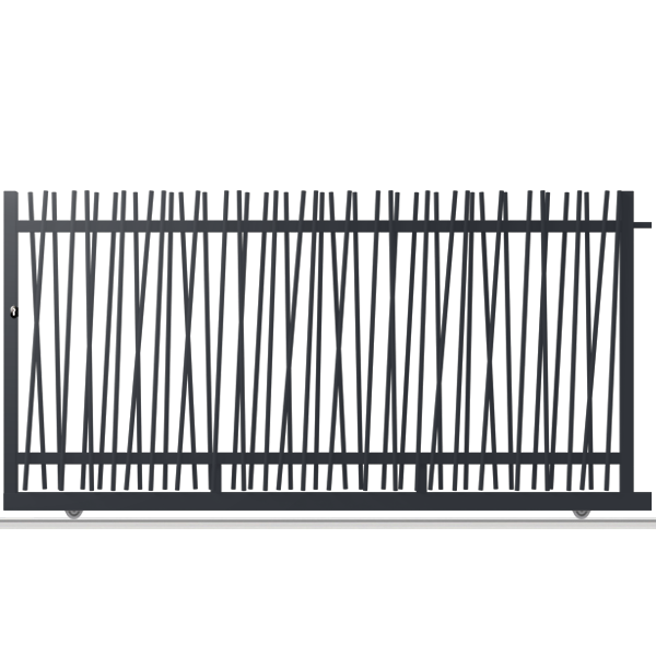 Portail aluminium coulissant TR07