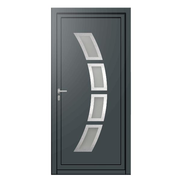 Porte d'entrée aluminium design Audace