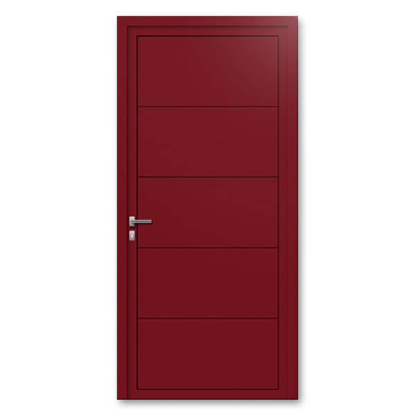 Porte d'entrée aluminium monobloque 75 mm GD3