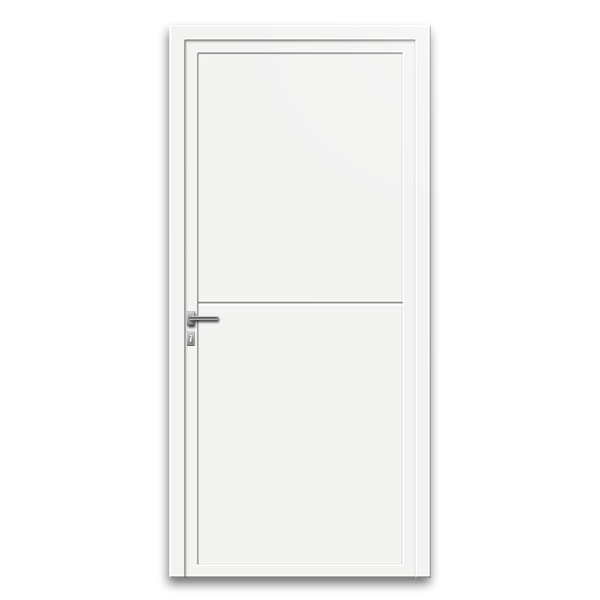 Porte d'entrée aluminium monobloque 75 mm GN3