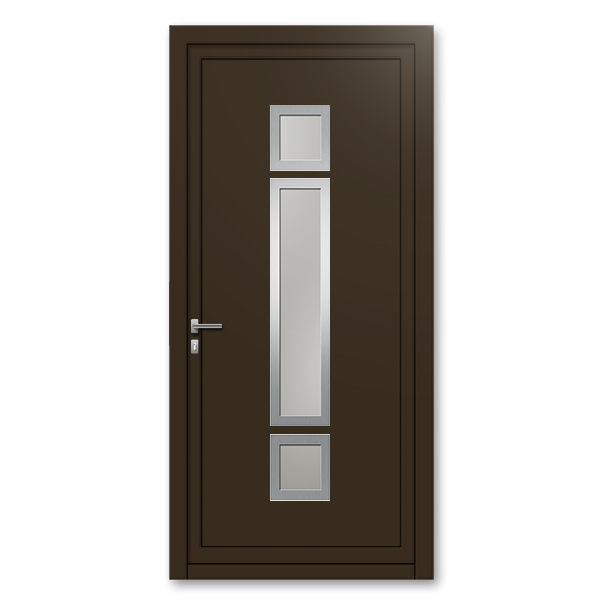 Porte D'exposition NBT56 Droite 110x210 Cm - FM TÜREN Anthracite