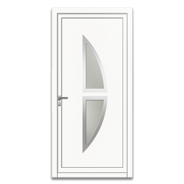 Porte d'entrée aluminium monobloque 75 mm XB1