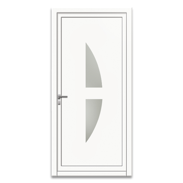 Porte d'entrée aluminium monobloque 75 mm XB3