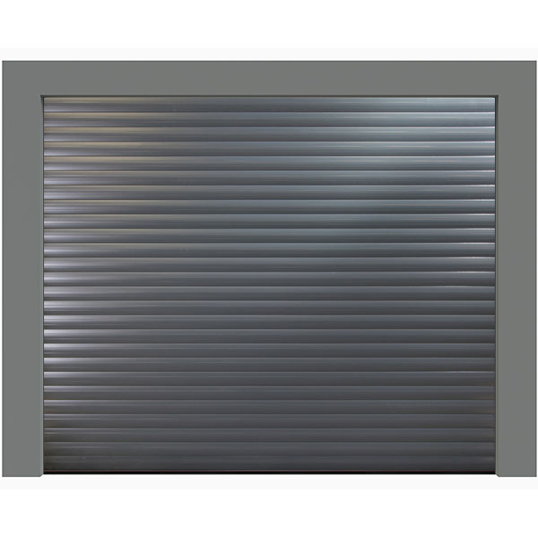 Porte de garage enroulable gris 7016