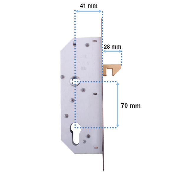 Industrial Serrure à Crochet 45 mm 1 unité Serrure Porte à Crochet Pour  Porte Coulissante, Serrure Portail Exterieur, Verrou de Porte, Portes de  Garage, Portail Coulissant 13Treize