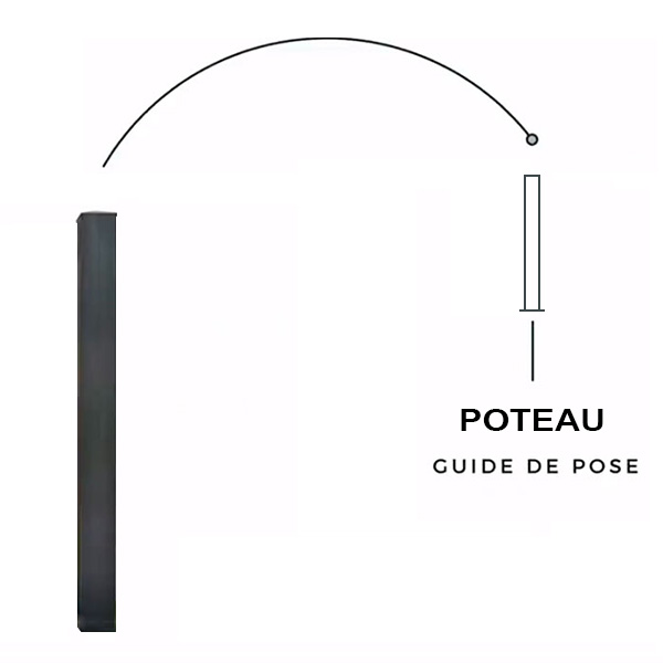 Vidéo poteau aluminium