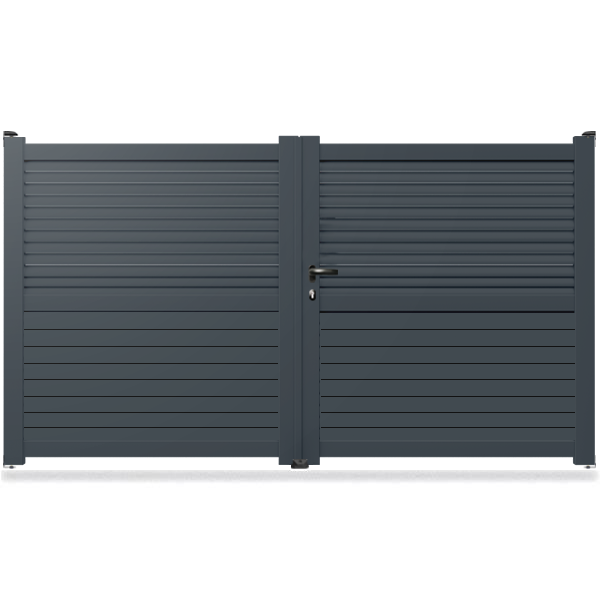 Portail aluminium droit Braga