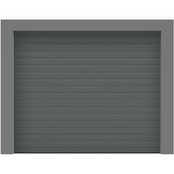Porte de garage enroulable gris 7012