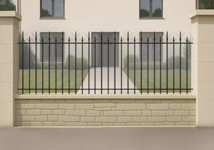 Clôture en fer forgé