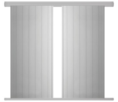 Volet coulissant aluminium à lames