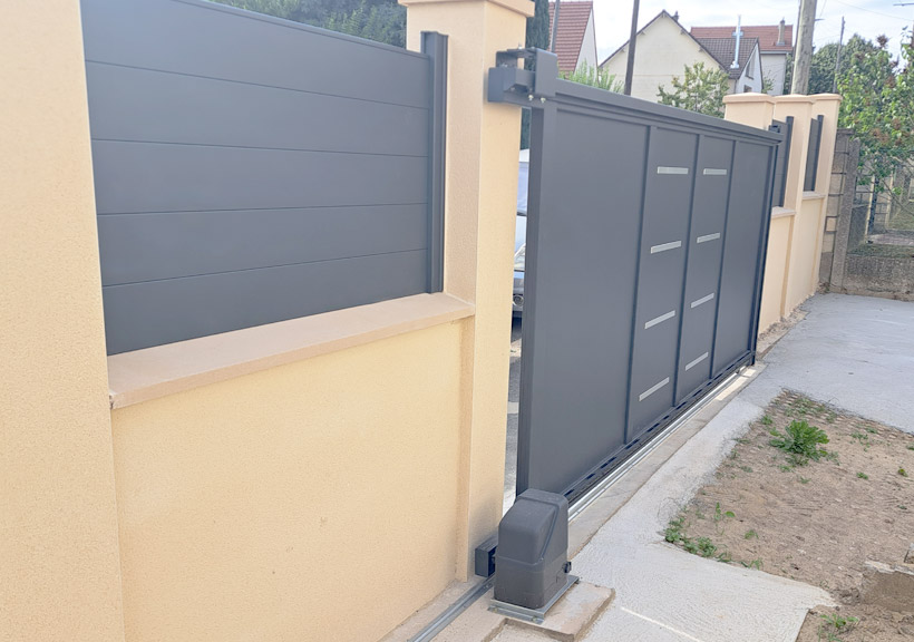 Pack portail Olympe + automatisme SLIDE 800